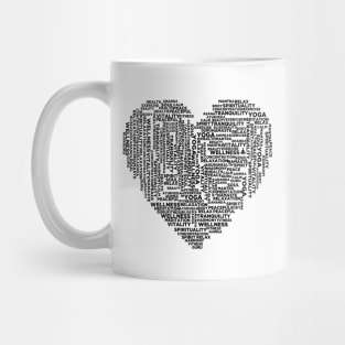 Heart Yoga Meditation Mug